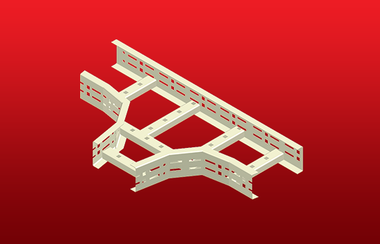 Flat Equal Tee for Cable Ladder